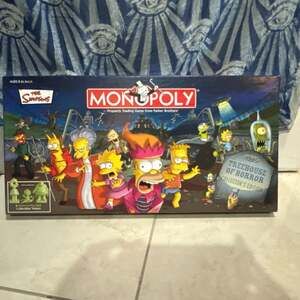 Vintage - The Simpsons Monopoly Treehouse of Horror Collector's Ed - GID Tokens